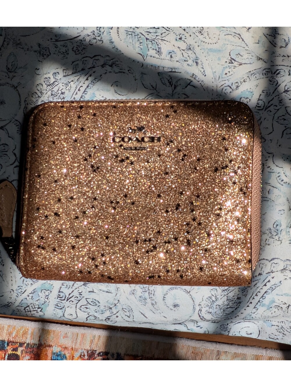 Coach Star Glitter leather Wallet